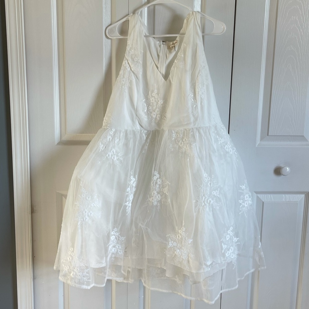 Southern Fried Chics Need You Now Dress White 3x